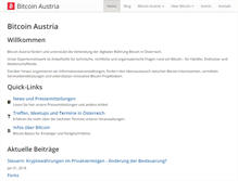 Tablet Screenshot of bitcoin-austria.at